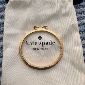 Kate Spade Gold Bow Bangle bracelet